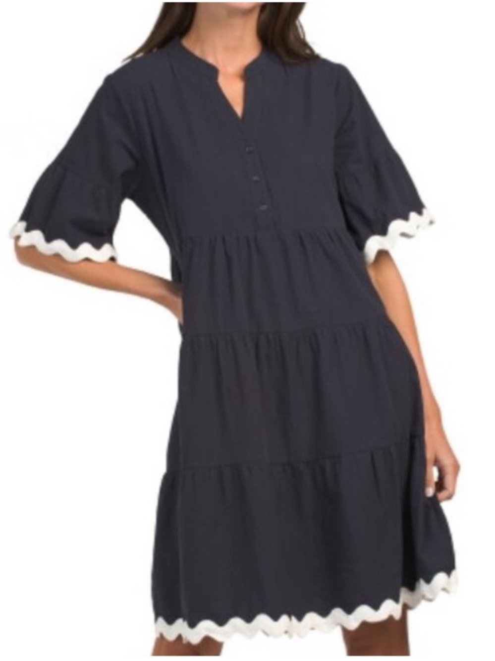 White closet dress 100% cotton 
Size large